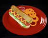 Hotdog & Onion Rings