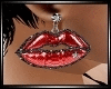 Red Black Valentine Lips