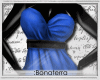 :B Blue strapless