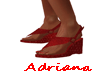 Red Summer Sandals