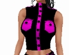 TOP SEXI NEGRO Y ROSA