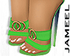 J l Req Greenblue heels