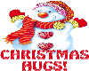 Snowman Hugs Sticker