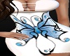 White & blue butterfly