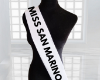 Miss San Marino Sash
