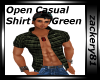 Open Casual Shirt Green