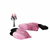pink love pillows