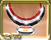 (QN) Egypt Flag necklace