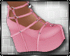 Straps Wedge pink