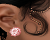 Pink Flowers Earrings **