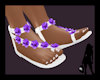 Aelina Sandals PurpleWht