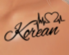 Korean/ Tatto Exclusive