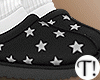 T! Black Star Slippers