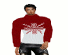 Red Snowflake Sweater