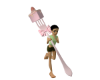 EU Pink Pastry Fork Chef