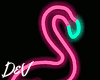 !D Neon Flamingo