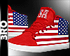 [E] USA Shoes Red *M*