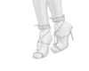 heels white Leather1705