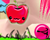 [morf] Kawaii Apple Earr