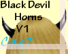 (Cag7)Black Devil Horn
