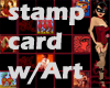 MM~Red Ladies Stamp Card