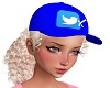 New Twitter X Cap Blonde