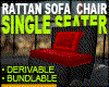 Rattan Sofa - Single