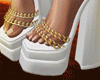 Tropical White Heels