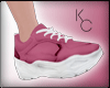 K. Pink Sneakers