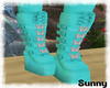 *SW* Teal Butterfly Boot