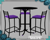 ♥ Purple Bar Table