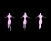 Triple Neon Dancers
