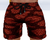 IS! Red Denim Shorts