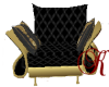 *KR-Black Gold Chair