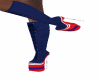Shoes navy&black&red
