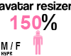 ♥ 150% | Avatar Resizer