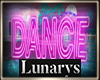 DANCE LETTER NEON