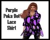 GBF~Poka-Dot Lace Shirt