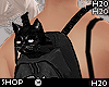 Backpack+Cat Black