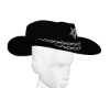 Goth  Cowgirl Hat
