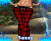 *SW* Red Plaid Flares