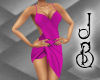 JB Hot Pink Wrap Dress