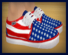 Patriotic vans sneakers