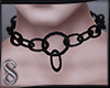 -S- Black Chain Necklace