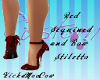 [KMC] Red glitter heels