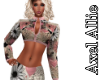 AA PINK DAISY CROP TOP