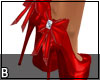 Red Bow Heels