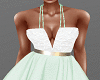 H/Mint/White Party Dress