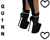 sadie black chain heel