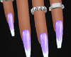 Lilac Nails + Rings